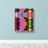 スイカのパレット キャンバスプリント (インサイチュ (ウッドフロア))