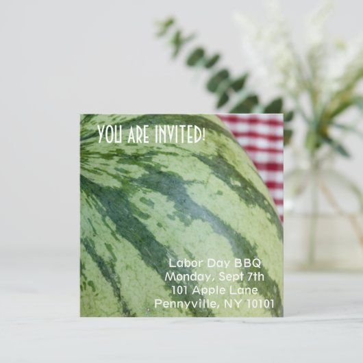 スイカのピクニック 招待状 (スタンド正面)