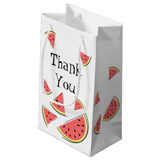 スイカのピースありがとう スモールペーパーバッグ (裏面アングル)