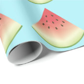 スイカのフルーツスライス模様 ラッピングペーパー (ロールコーナー)