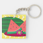 スイカのプレート キーホルダー (裏面)