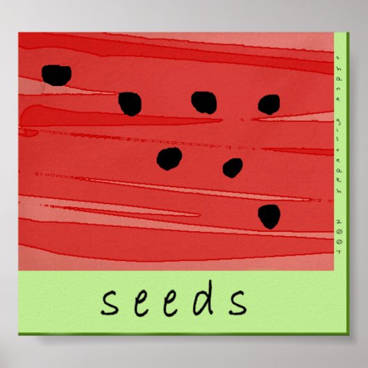 スイカのポスター ポスター (正面)