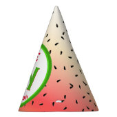 スイカのユニークなフルーツ パーティーハット (右)