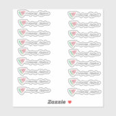 スイカのリップグロス包装事業名 シール (シート)