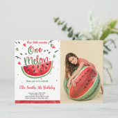 スイカの写真招待状 招待状 (スタンド正面)