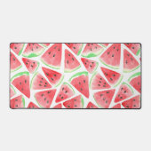 スイカの切り絵柄包み紙 デスクマット (正面)