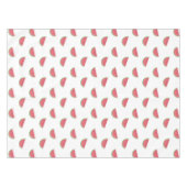 スイカの切り身の模様ピンクと白の夏 テーブルクロス (正面(横))