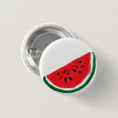 スイカの切れボタン 缶バッジ (正面&裏面)