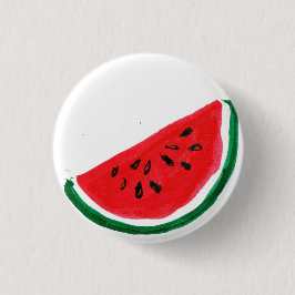 スイカの切れボタン 缶バッジ