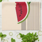 スイカの切れ キッチンタオル (折り畳み)
