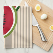 スイカの切れ キッチンタオル (四つ折り)