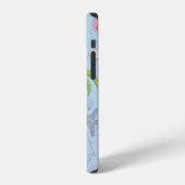 スイカの可愛い夏のイラストパターン、 iPhoneケース (左側面)