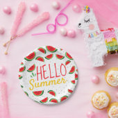 スイカの夏 ペーパープレート (パーティー)