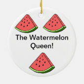 スイカの女王 セラミックオーナメント (裏面)