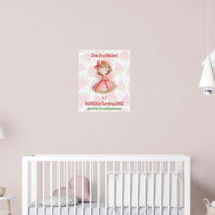 スイカの妖精の誕生日ポスター|One in a Melon Birthday Poster ポスター