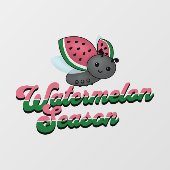 スイカの季節ラディバグ ウィンドウサイン (シート)