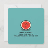 スイカの家族会の保存日付 セーブザデート (裏面)