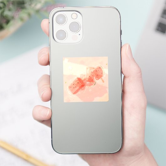 スイカの小柱 シール (スマートフォン)