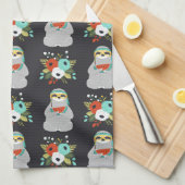 スイカの怠惰パターン キッチンタオル (四つ折り)