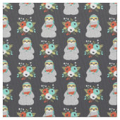 スイカの怠惰パターン ファブリック (クローズアップ)