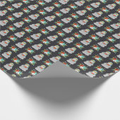 スイカの怠惰パターン ラッピングペーパー (角)