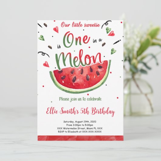 スイカの招待状 招待状 (スタンド正面)