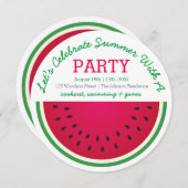 スイカの招待状 招待状 (正面/裏面)