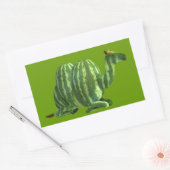 スイカの日の境界 長方形シール (封筒)