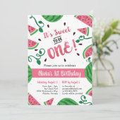 スイカの最初の誕生日パーティーへの招待 招待状 (スタンド正面)