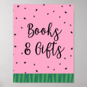 スイカの本とギフトのサイン ポスター (正面)