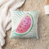 スイカの枕 クッション (ブランケット)