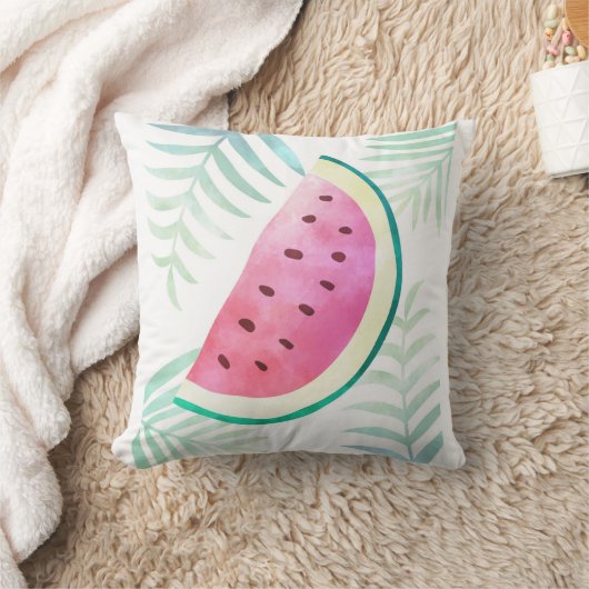 スイカの枕 クッション (ブランケット)