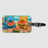 スイカの楽園 トロピカルモンスター冒険 ラゲッジタグ (正面横)