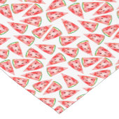 スイカの水の色パターン。こんにちは夏！ ショートテーブルランナー (コーナー)