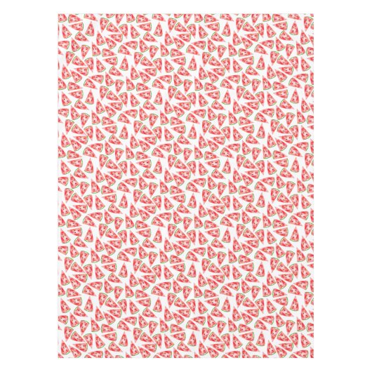 スイカの水の色パターン。こんにちは夏! テーブルクロス (正面)