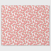 スイカの水の色パターン。こんにちは夏! ラッピングペーパー (フラット)