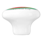 スイカの水彩フルーツのスライスカスタム セラミックノブ (側面)