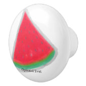 スイカの水彩フルーツのスライスカスタム セラミックノブ (右)