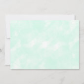 スイカの水彩画の誕生日パーティー招待状 招待状 (裏面)