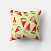 スイカの水色かわいいフルーツ クッション (裏面)