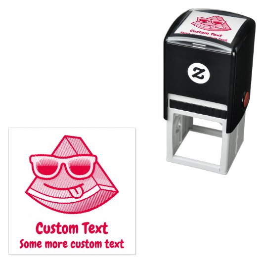 スイカの漫画の自己インクスタンプ セルフインキングスタンプ (インサイチュ)