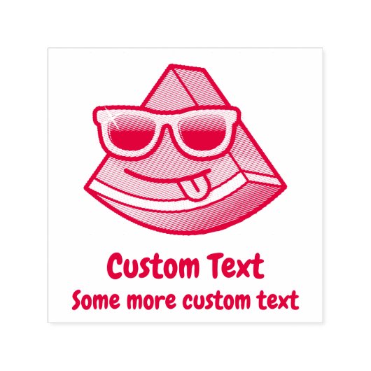 スイカの漫画の自己インクスタンプ セルフインキングスタンプ (デザイン)