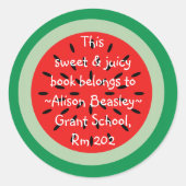 スイカの漫画の芸術教科書は次のものだ ラウンドシール (正面)