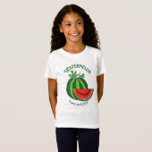 スイカの甘い夏の気分 Tシャツ (正面フル)