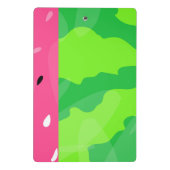 スイカの種ピンクグリーンパーソナライズされた ミニクリップボード (裏面)