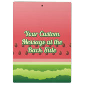 スイカの背景クリップボード クリップボード (裏面)