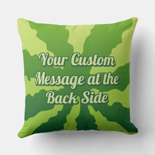 スイカの背景 クッション (裏面)