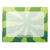 スイカの背景 ノートパッド (正面)