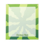 スイカの背景 ノートパッド (正面)