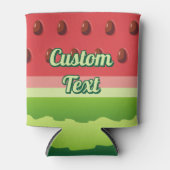 スイカの背景 缶クーラー (正面)